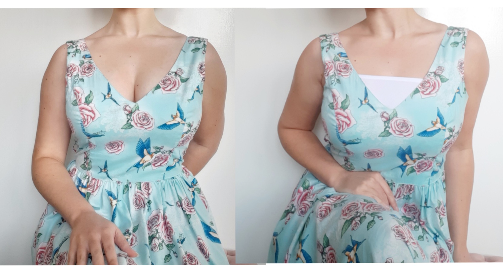 How can you cover up a very low cut dress? : r/femalefashionadvice